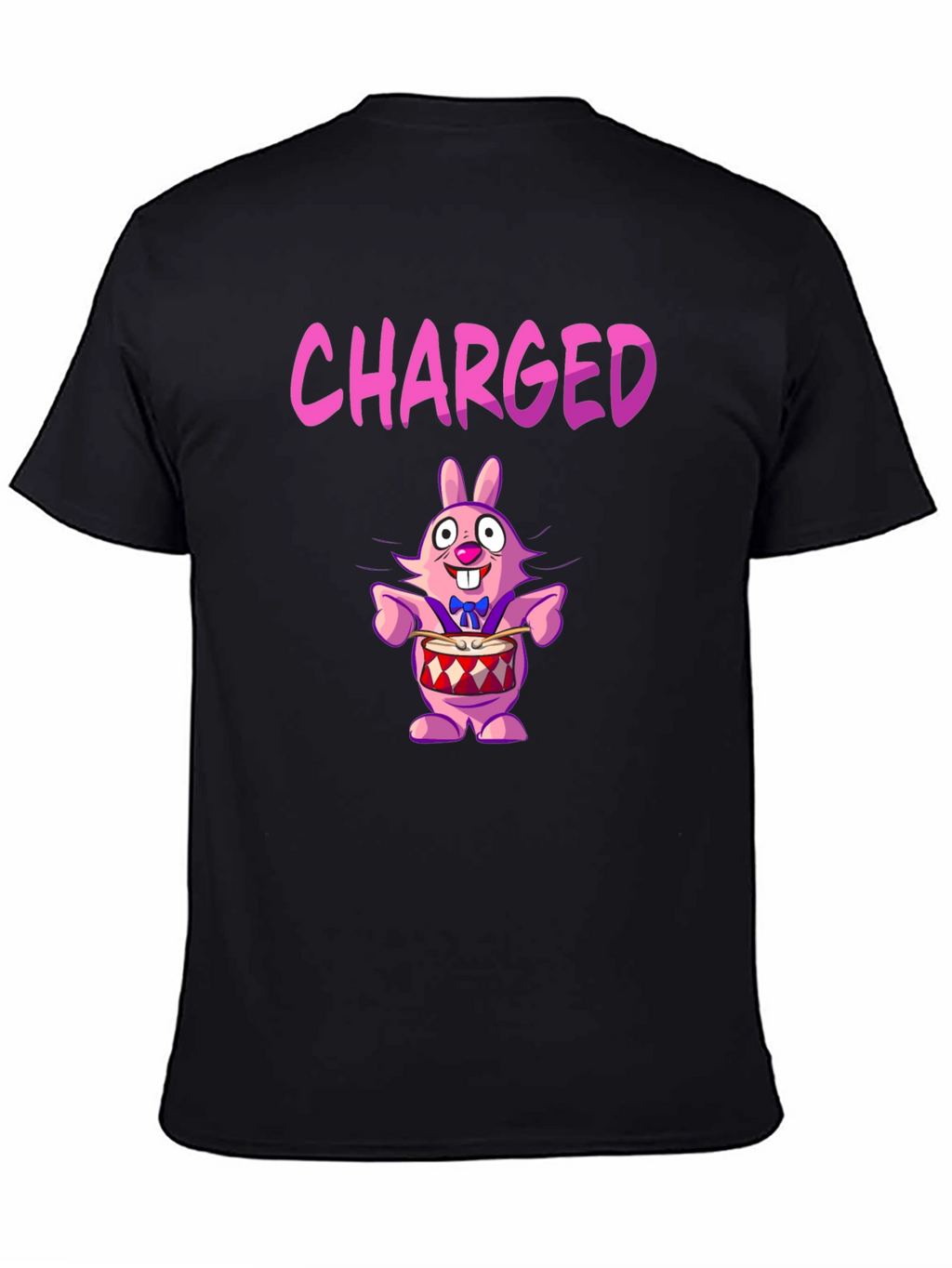 Charged Cartoon Bunny T-Shirt