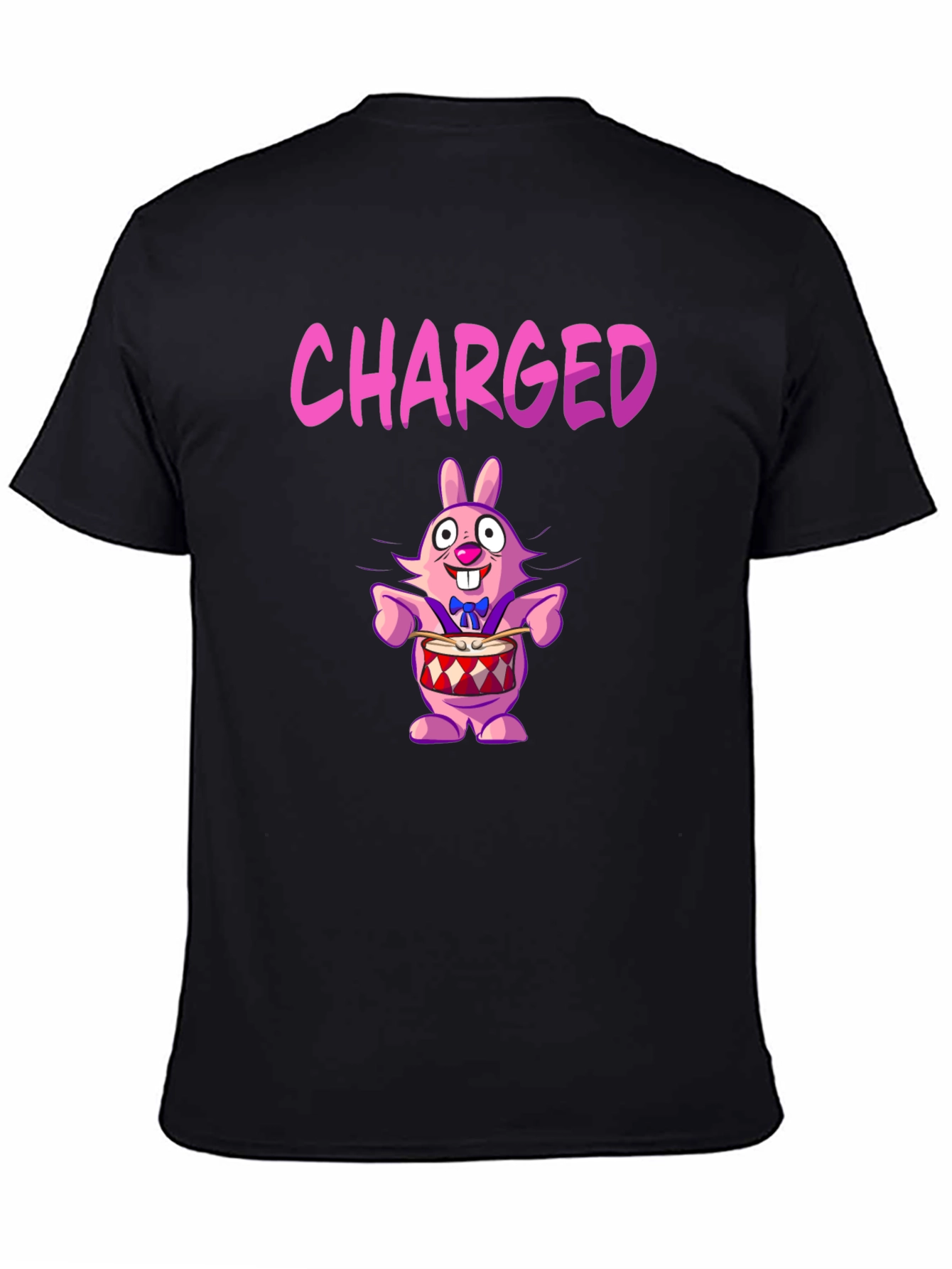 Charged Cartoon Bunny T-Shirt