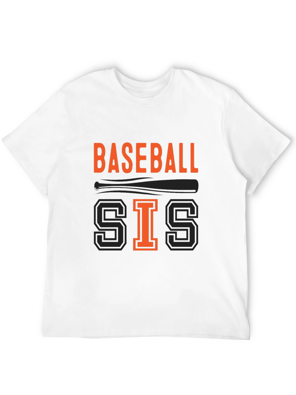 Baseball Sis Black Graphic Tee