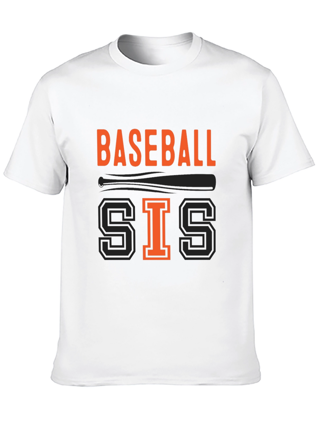 Baseball Sis Black Graphic Tee
