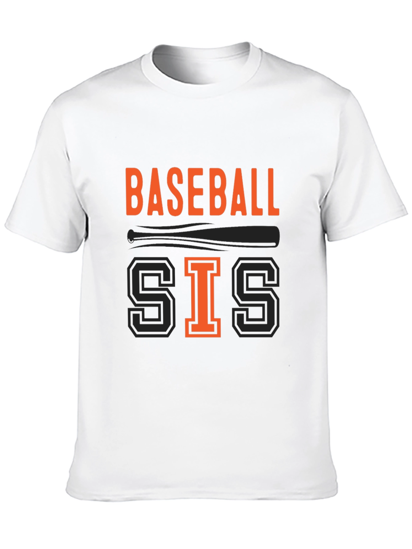 Baseball Sis Black Graphic Tee