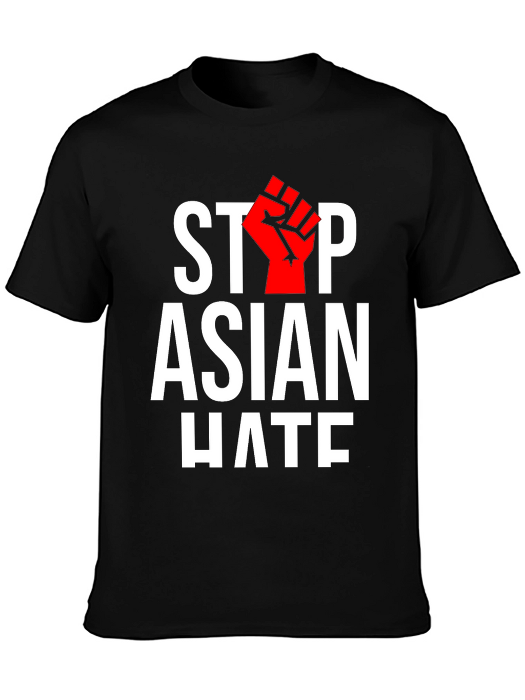 Stop Asian Hate T-Shirt - Black