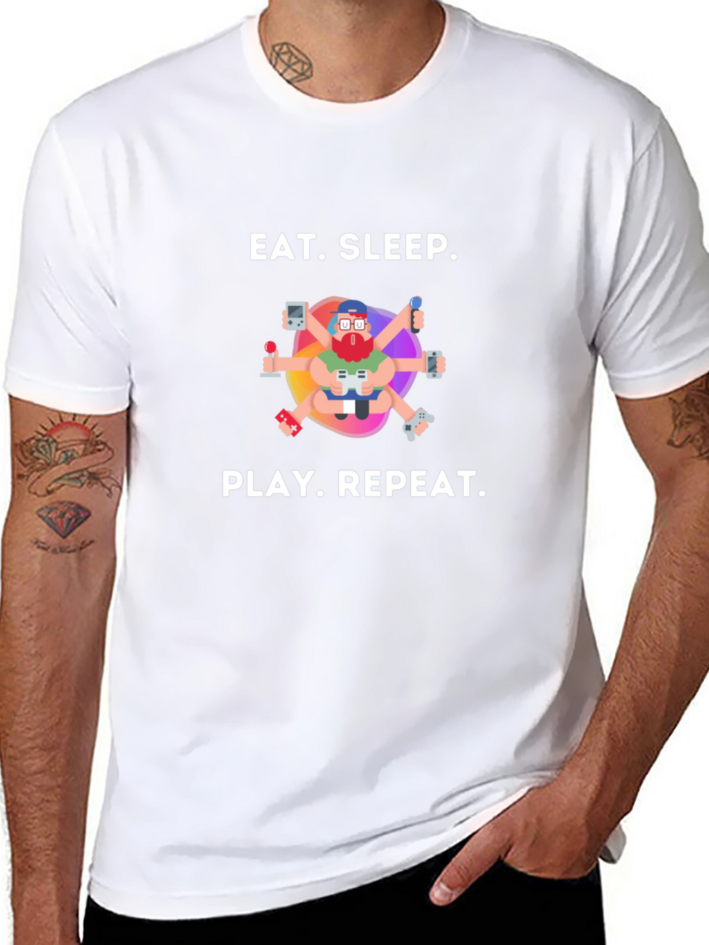 Eat Sleep Play Repeat Gaming T-Shirt