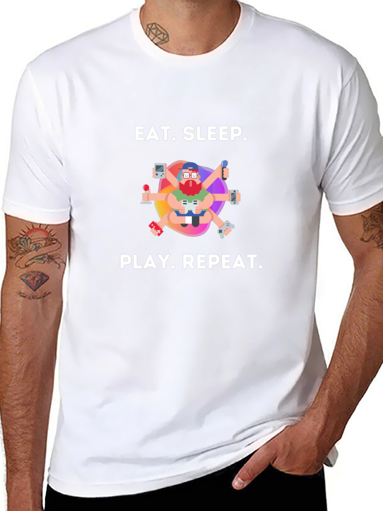 Eat Sleep Play Repeat Gaming T-Shirt