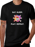 Eat Sleep Play Repeat Gaming T-Shirt