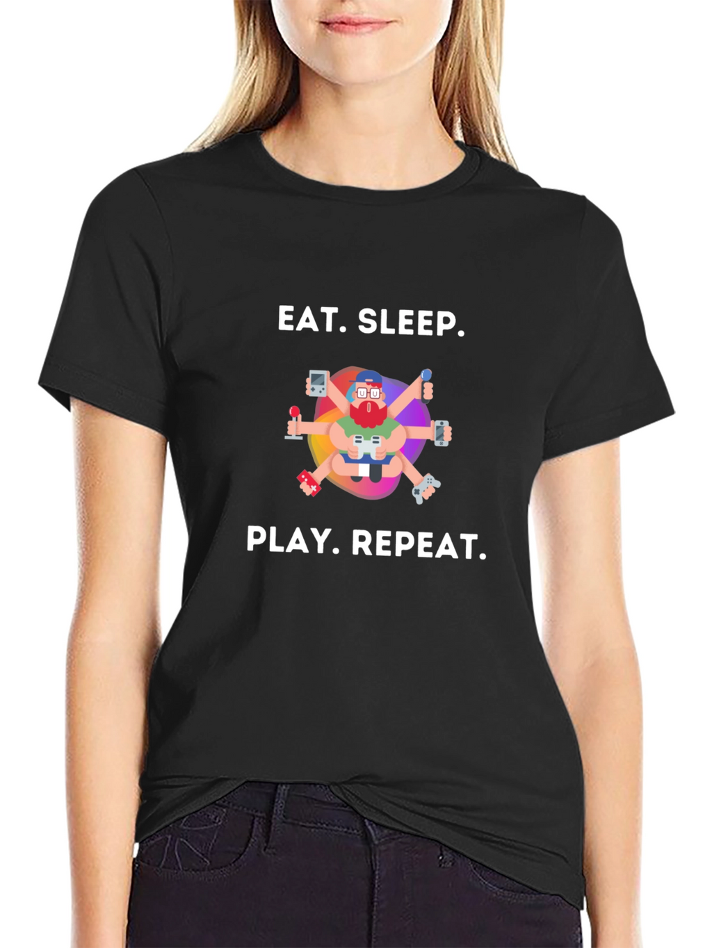 Eat Sleep Play Repeat Gaming T-Shirt