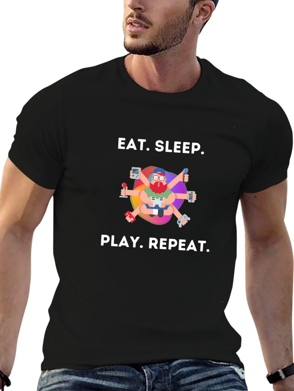 Eat Sleep Play Repeat Gaming T-Shirt