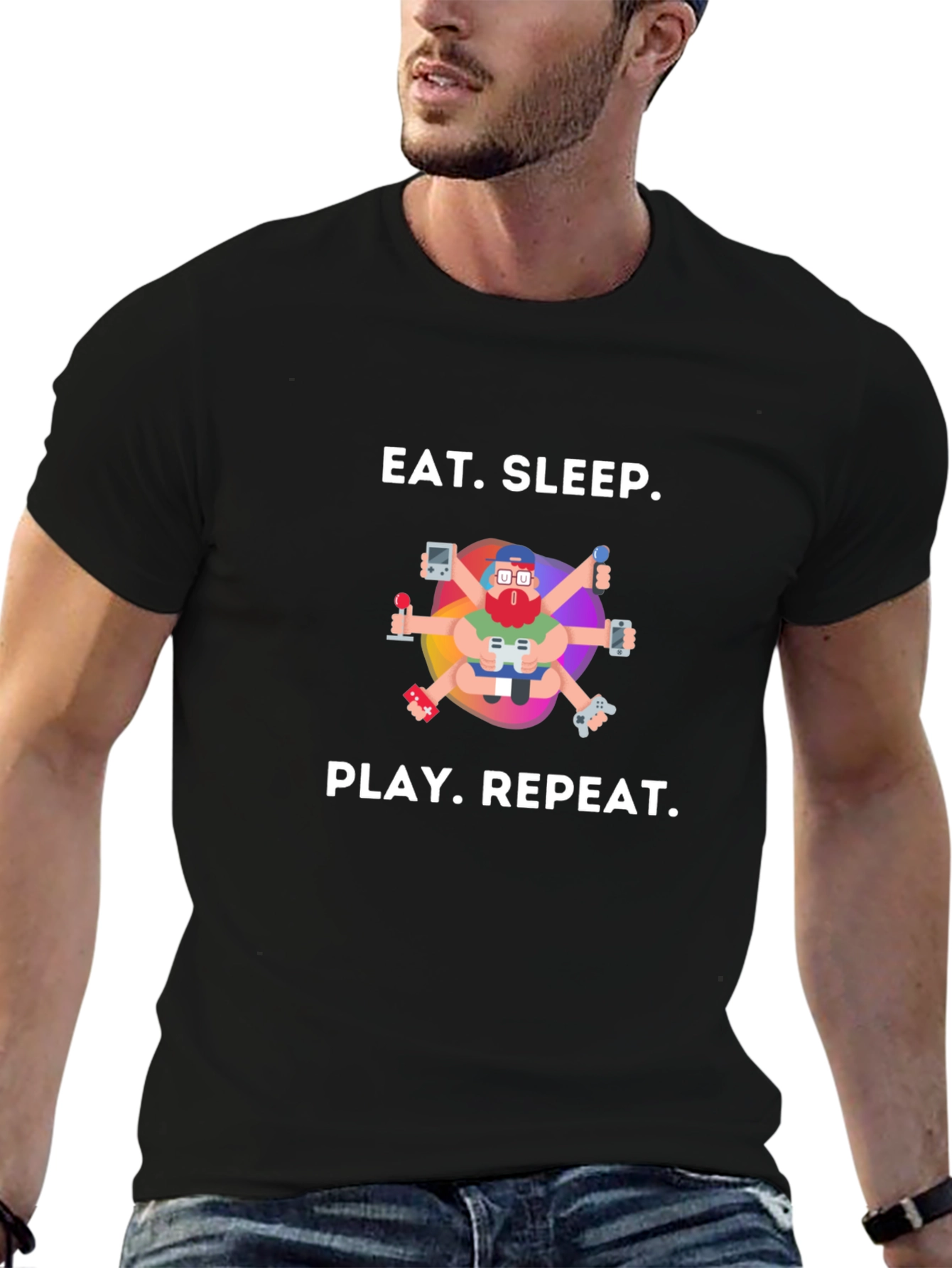 Eat Sleep Play Repeat Gaming T-Shirt