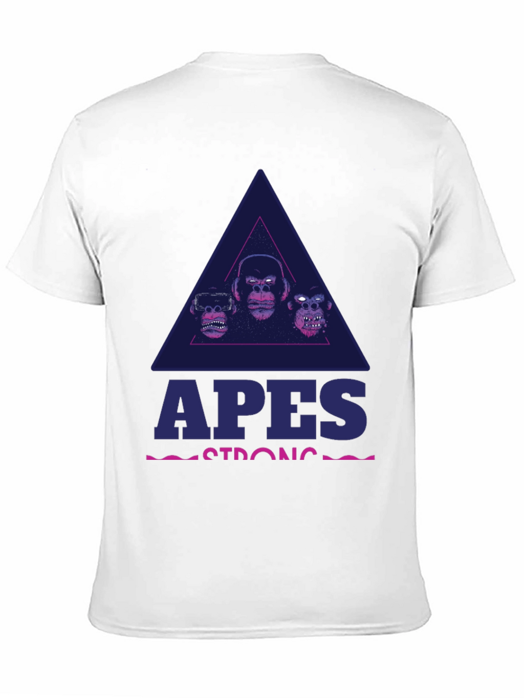 Apes Strong Black Graphic T-Shirt
