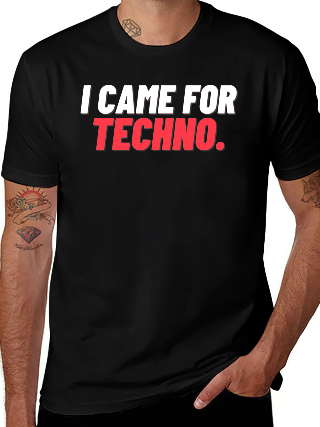 I Came For Techno T-Shirt - Bold Music Statement