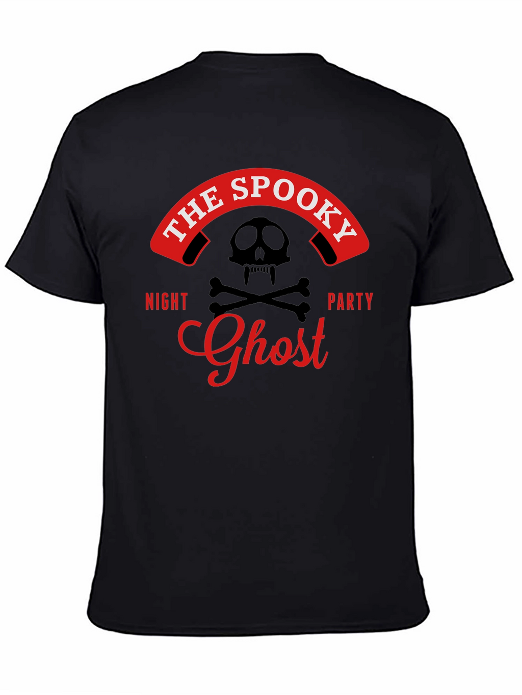Spooky Ghost Night Party T-Shirt - Skull & Bones