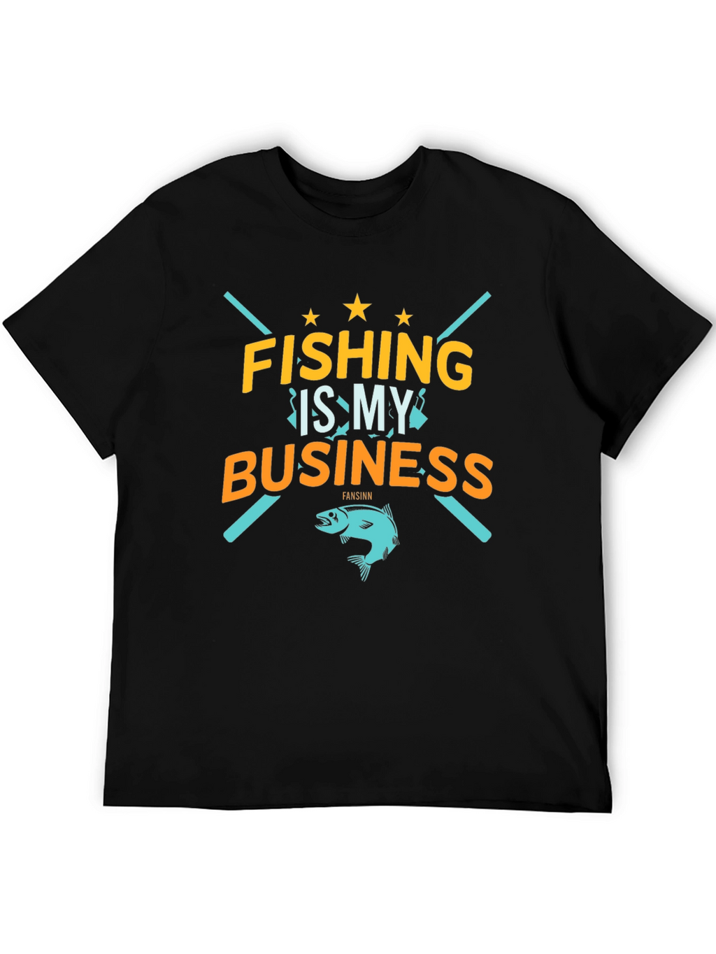Fishing Is My Business Graphic T-Shirt