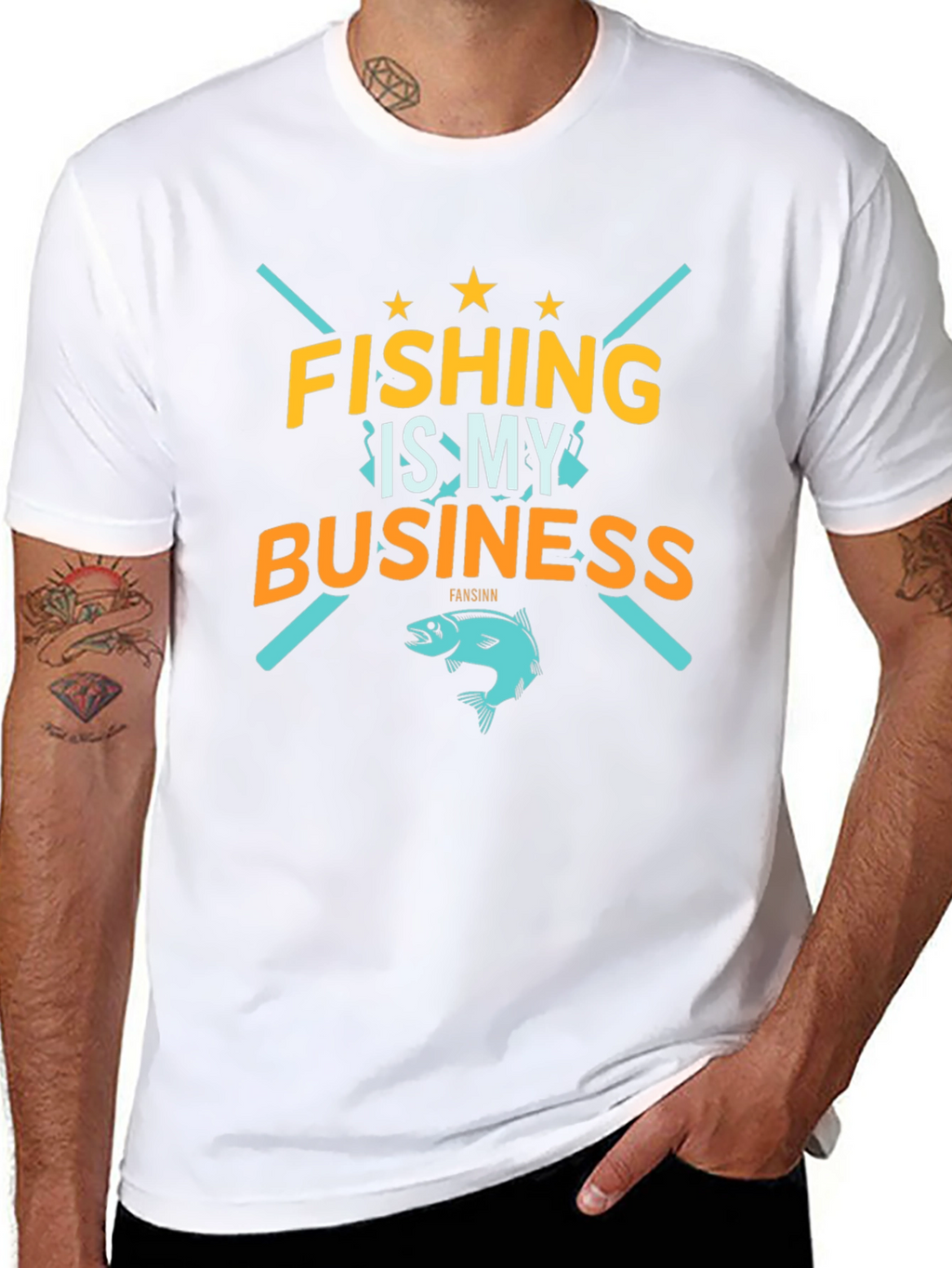 Fishing Is My Business Graphic T-Shirt