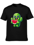 Cactus Watermelon Black T-Shirt
