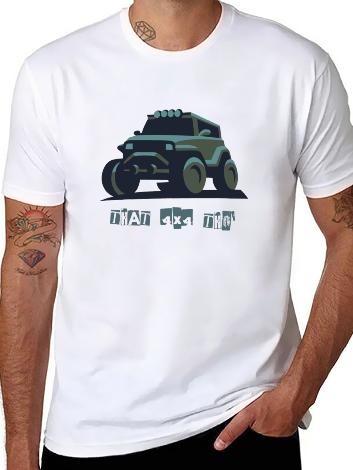 That 4x4 Tho Black T-Shirt
