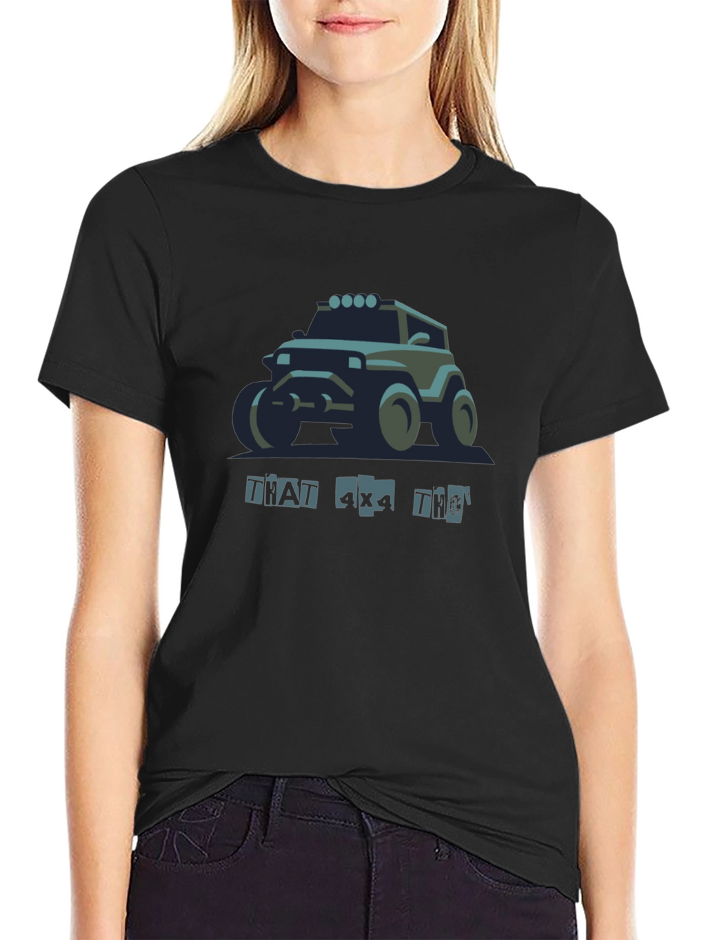 That 4x4 Tho Black T-Shirt