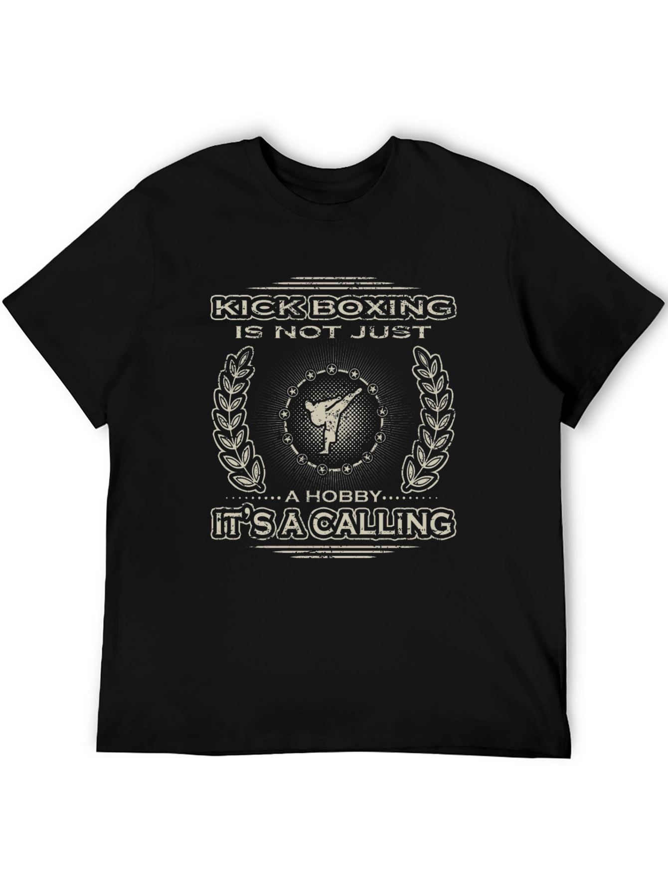 Kickboxing Is A Calling Black T-Shirt