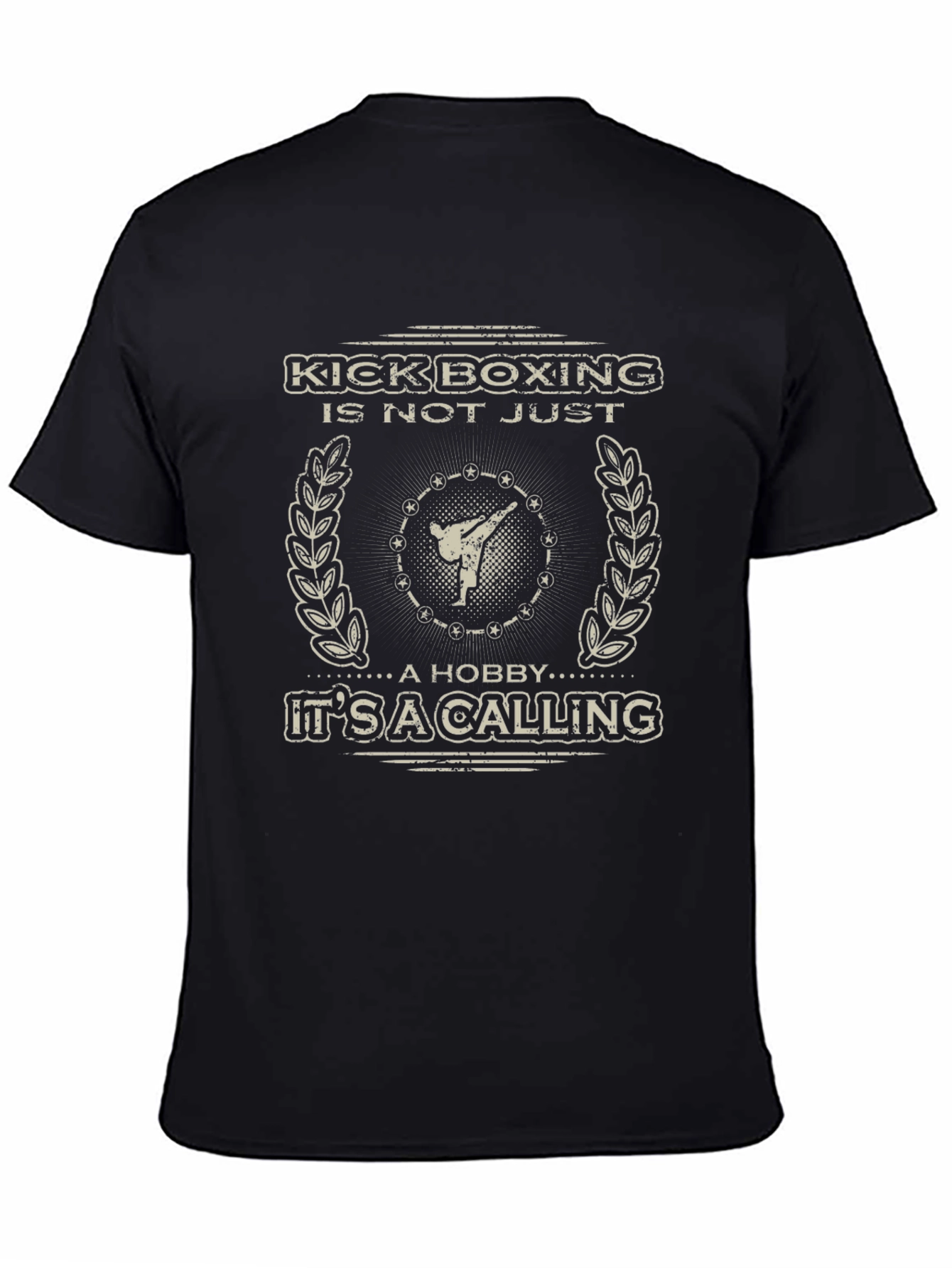 Kickboxing Is A Calling Black T-Shirt