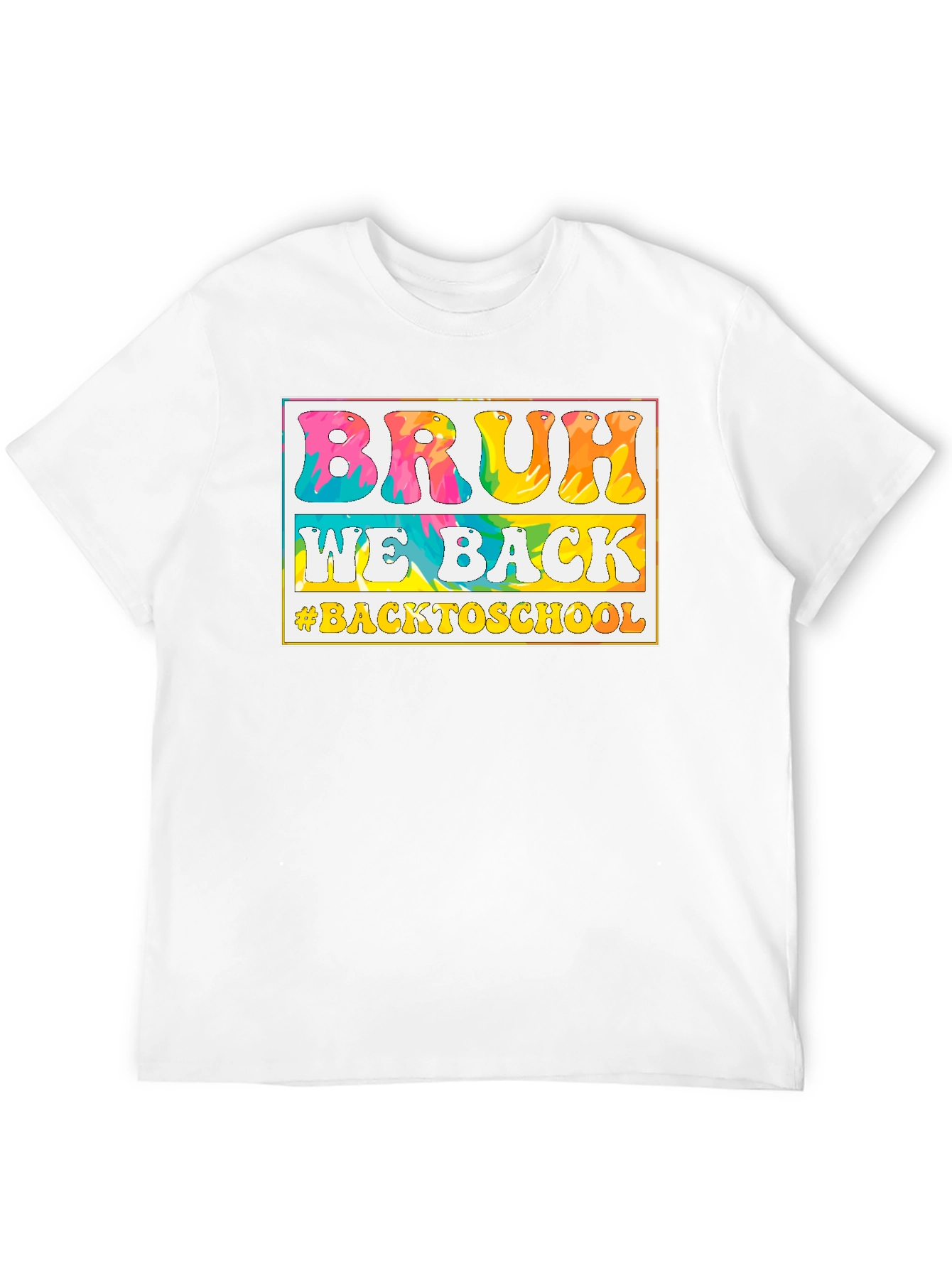 Bruh We Back to School T-Shirt