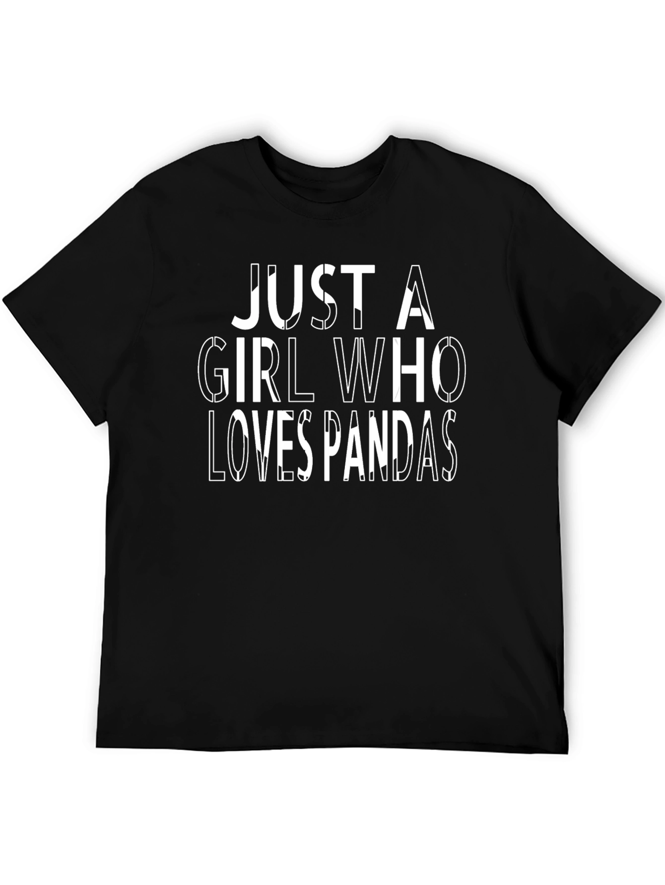 Just a Girl Who Loves Pandas Graphic Tee