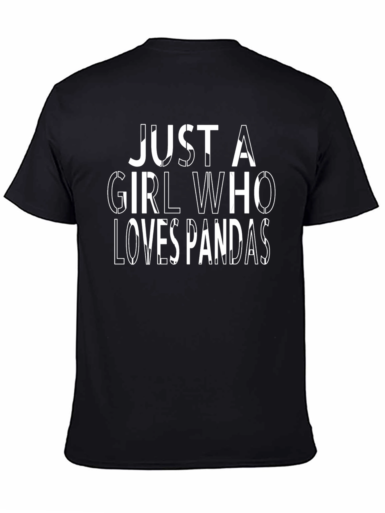 Just a Girl Who Loves Pandas Graphic Tee