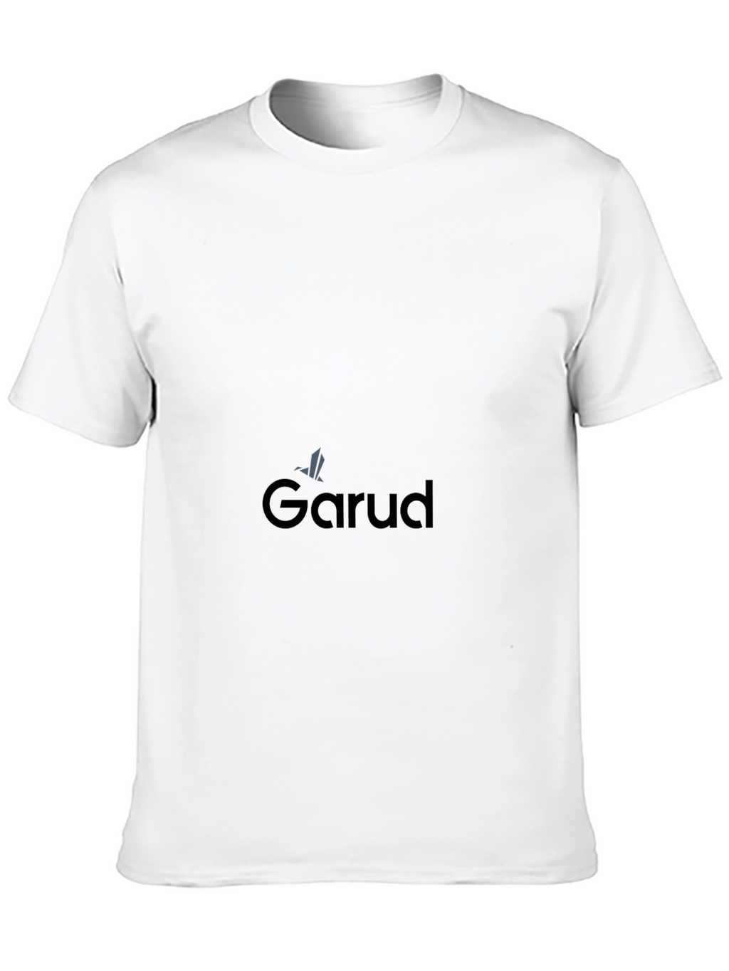 Garud Black Cotton Tee - Stylish Comfort