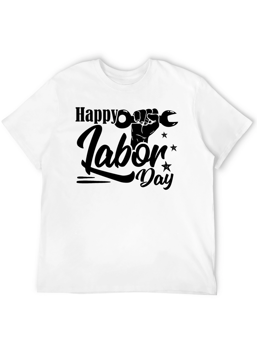 Happy Labor Day Black T-Shirt