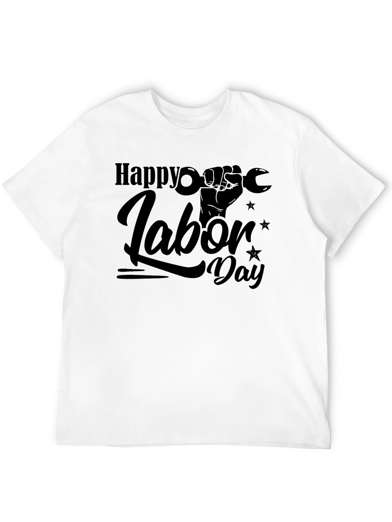 Happy Labor Day Black T-Shirt