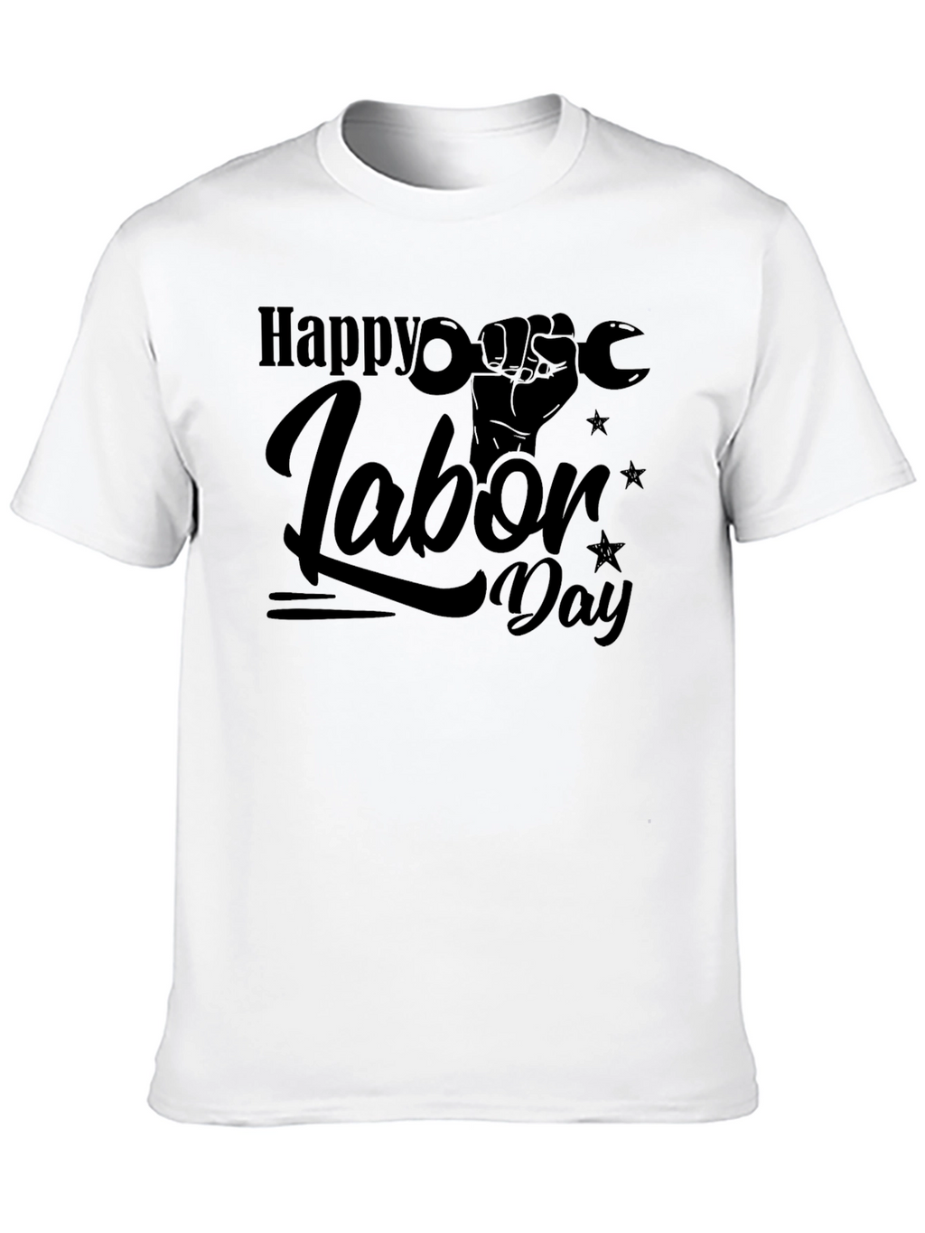 Happy Labor Day Black T-Shirt
