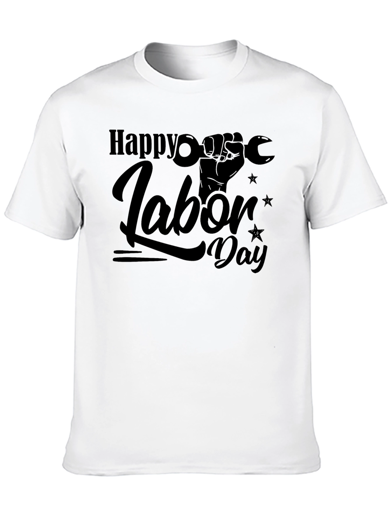 Happy Labor Day Black T-Shirt