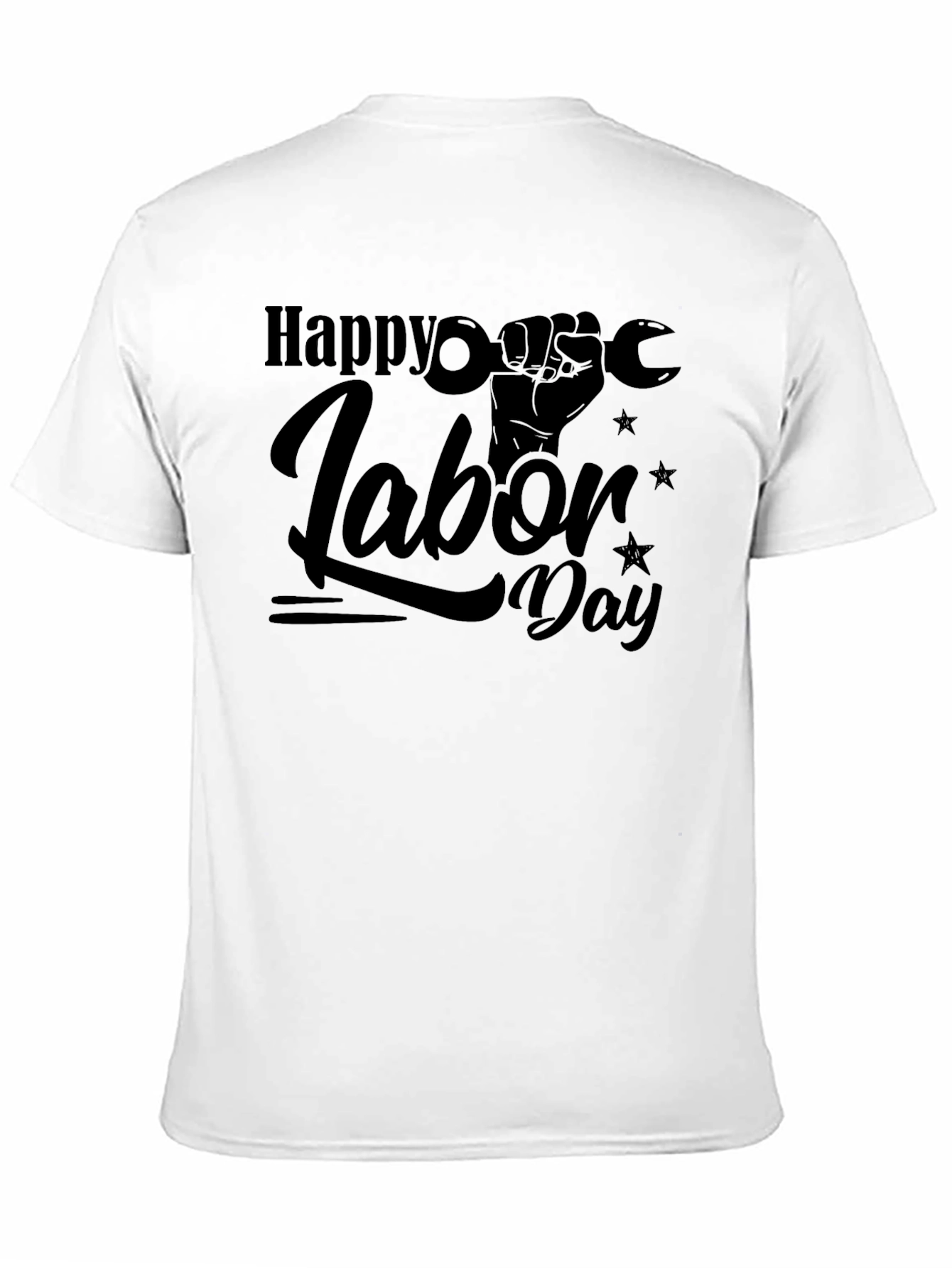 Happy Labor Day Black T-Shirt