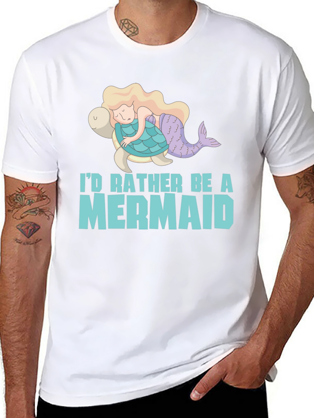 Id Rather Be a Mermaid T-Shirt