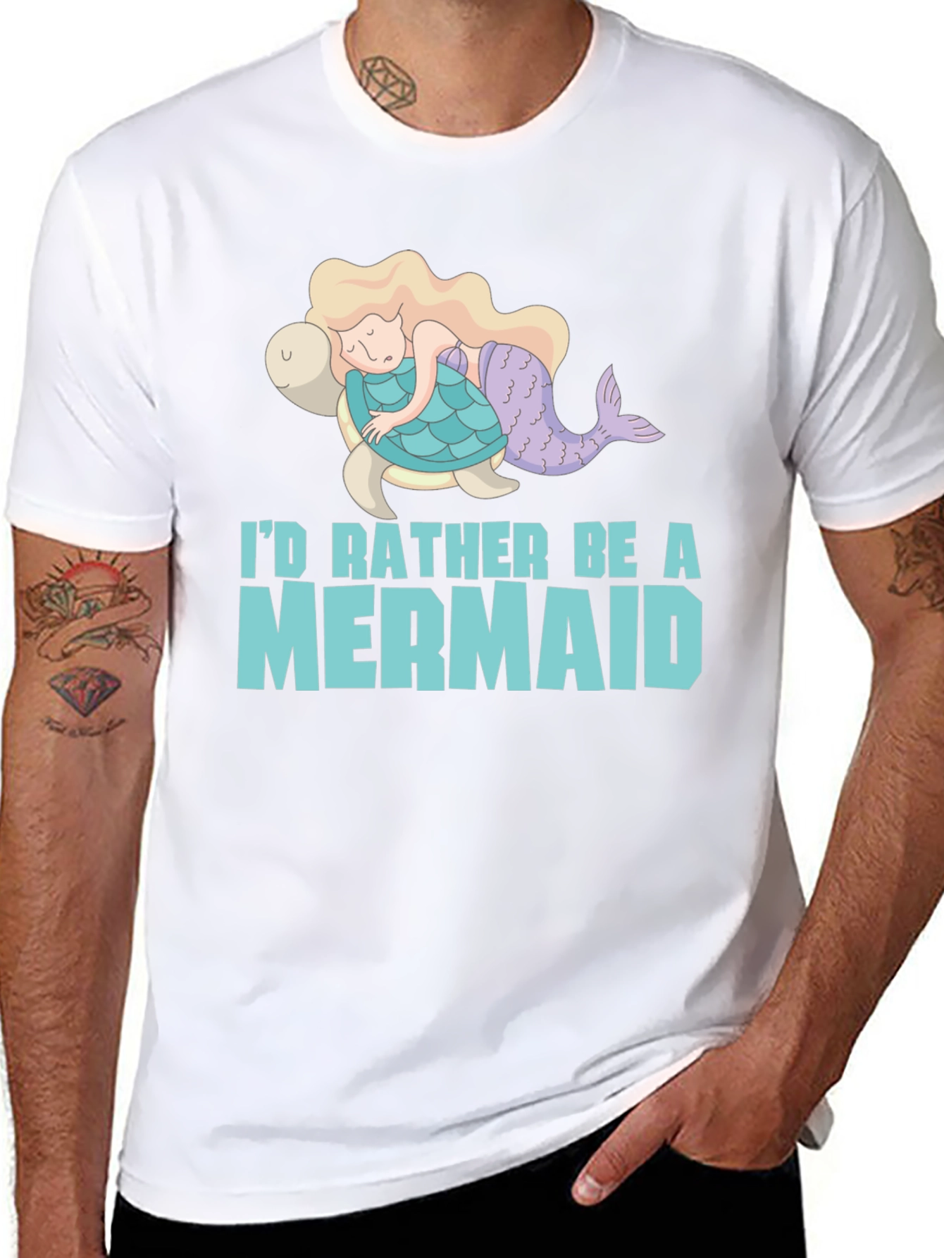 Id Rather Be a Mermaid T-Shirt