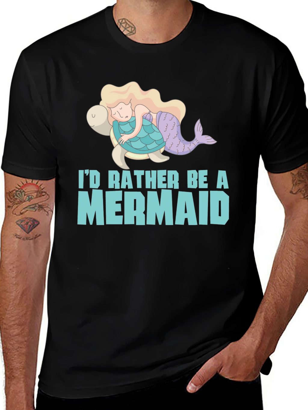 Id Rather Be a Mermaid T-Shirt