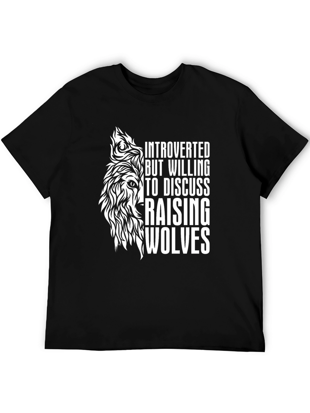 Introverted Wolf T-Shirt - Raising Wolves Tee