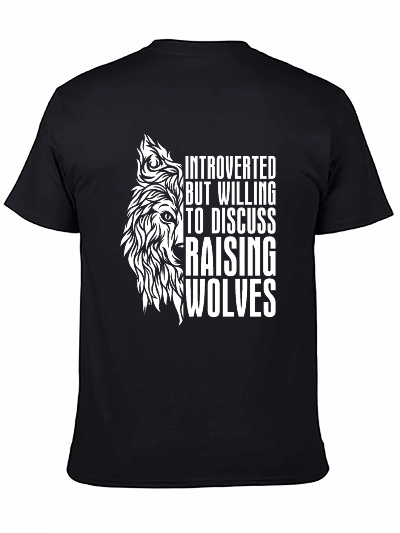 Introverted Wolf T-Shirt - Raising Wolves Tee