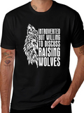 Introverted Wolf T-Shirt - Raising Wolves Tee