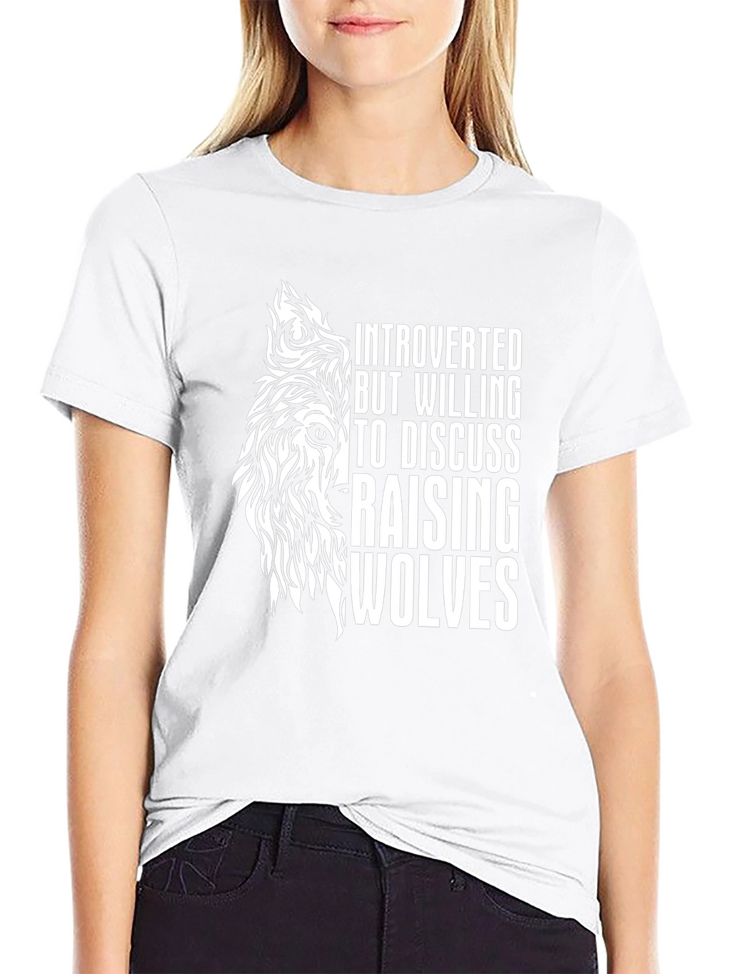 Introverted Wolf T-Shirt - Raising Wolves Tee