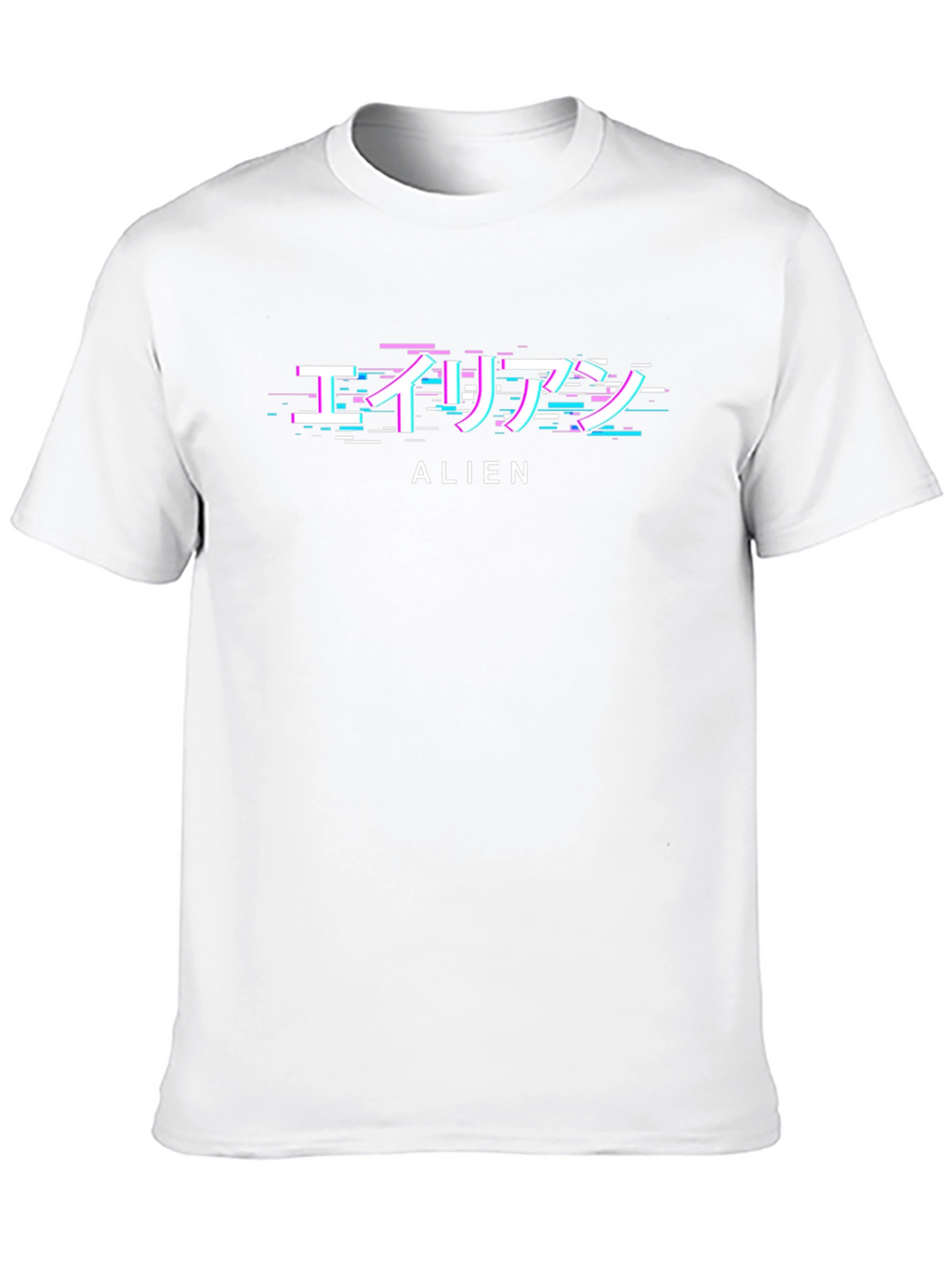 Glitch Alien Graphic T-Shirt - Trendy Streetwear