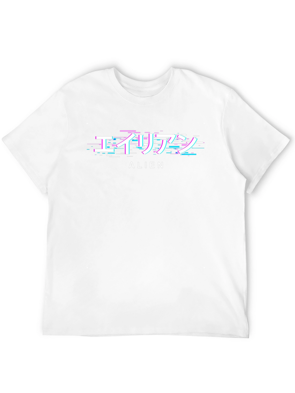 Glitch Alien Graphic T-Shirt - Trendy Streetwear