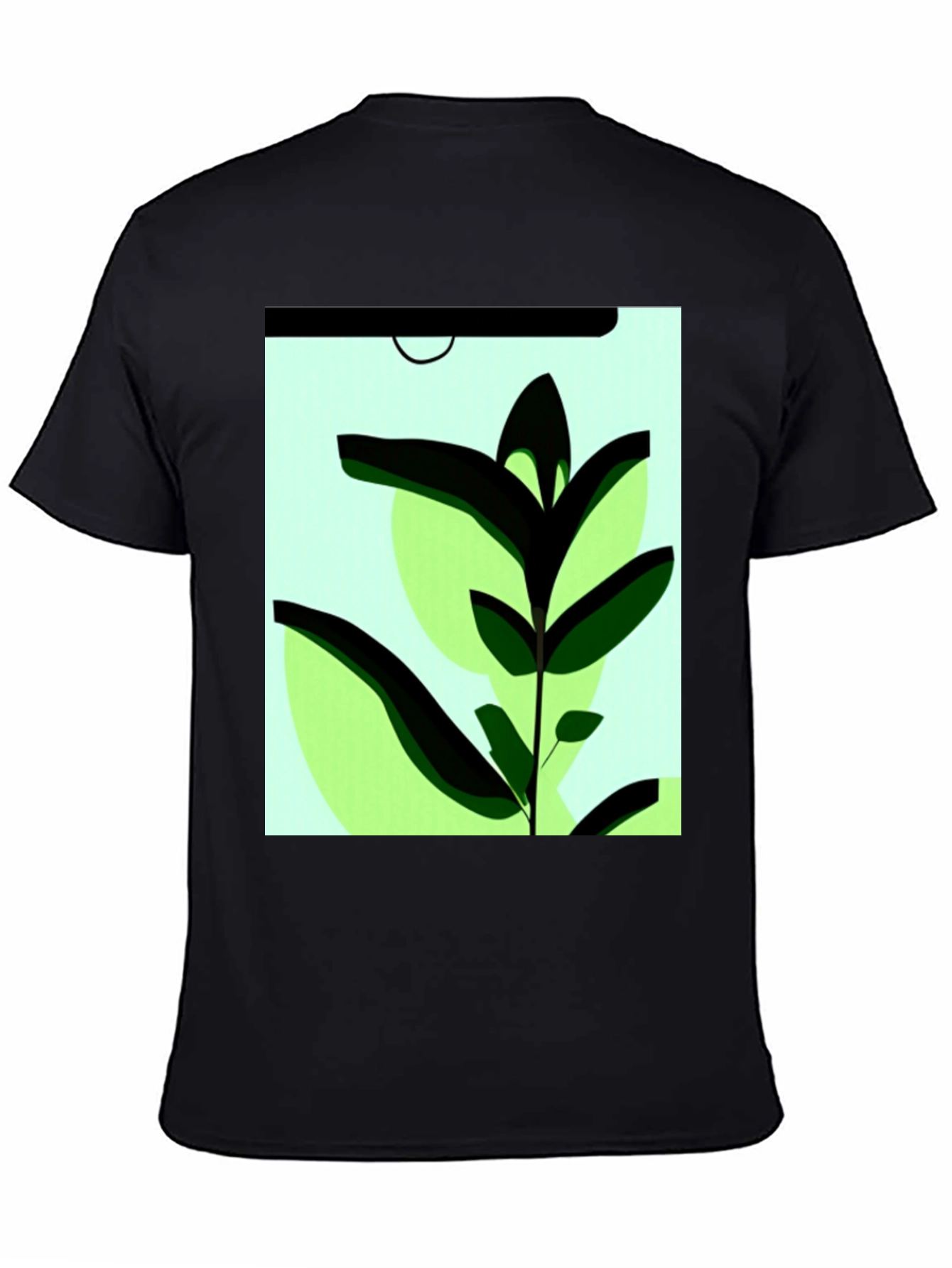 Botanical Graphic Tee - Modern Plant Art Shirt