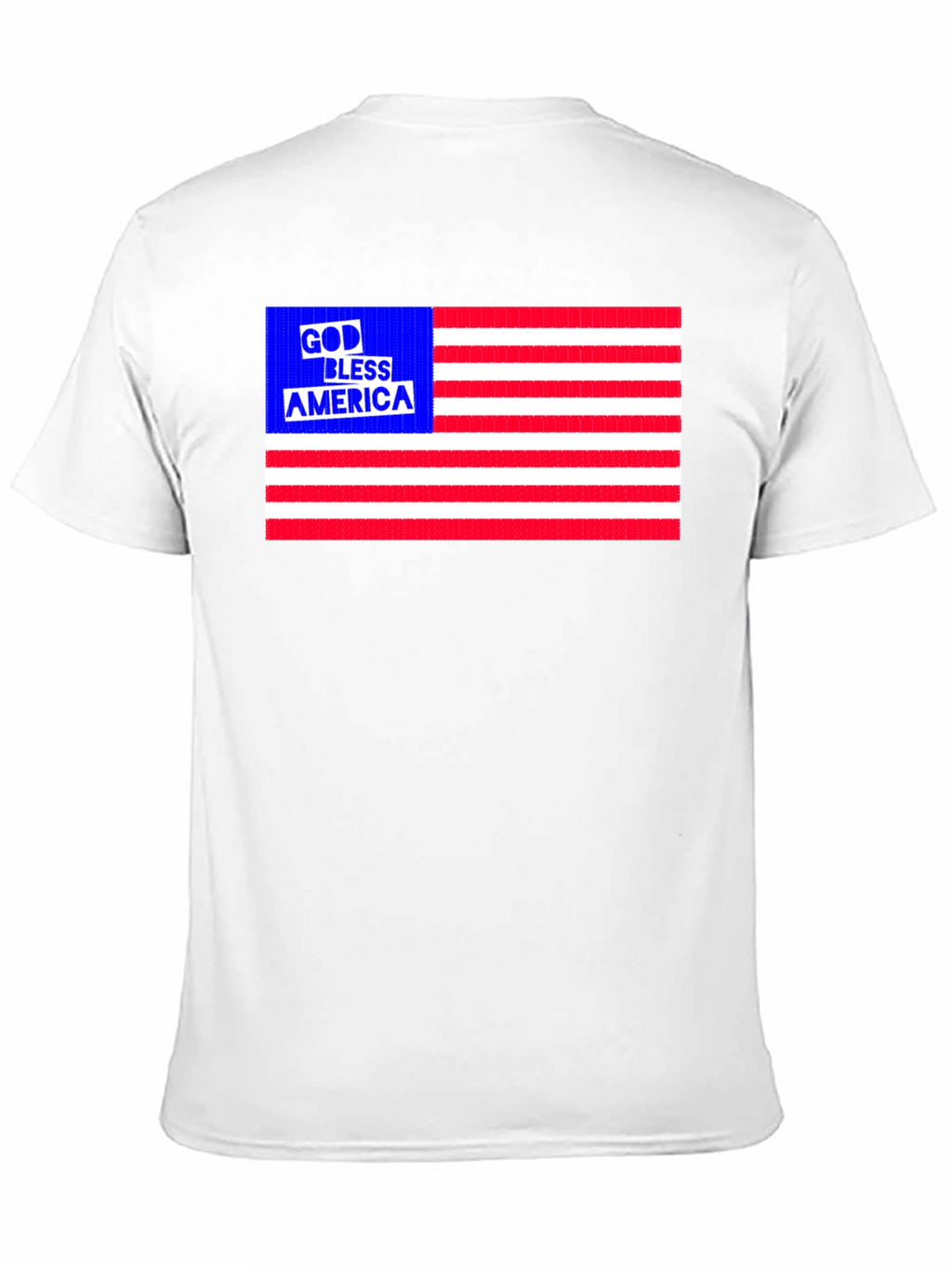 God Bless America Patriotic Graphic Tee