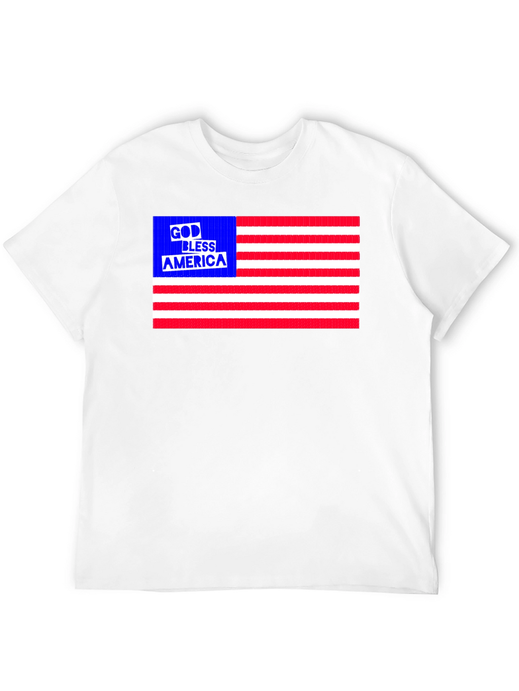 God Bless America Patriotic Graphic Tee