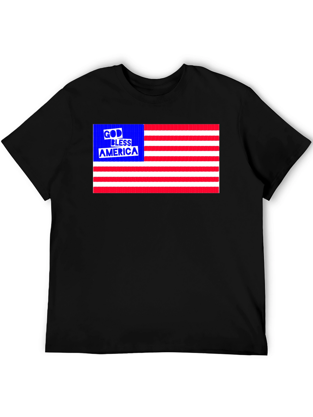 God Bless America Patriotic Graphic Tee