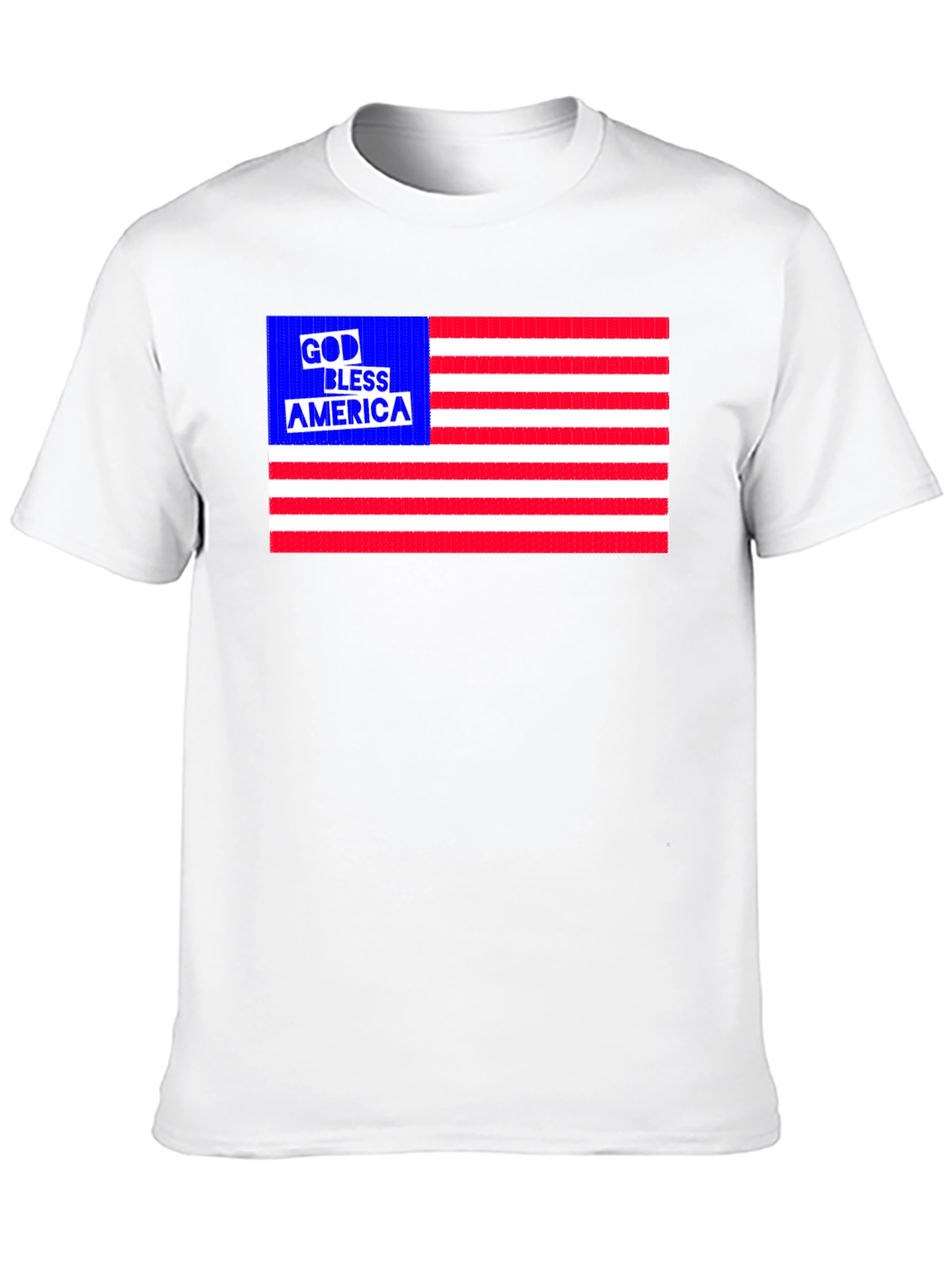 God Bless America Patriotic Graphic Tee
