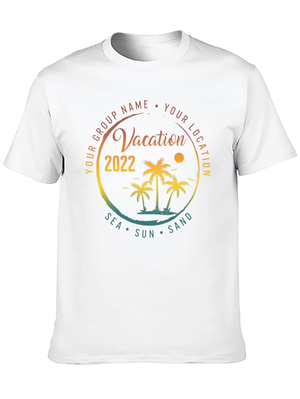 Vacation 2022 Black T-Shirt