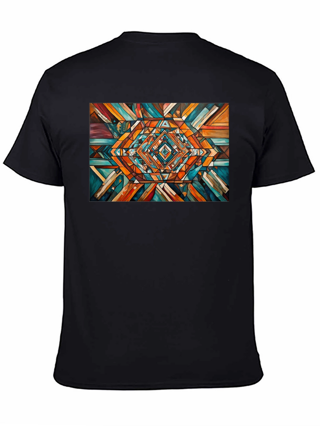 Geometric Pattern Tee - Abstract Design