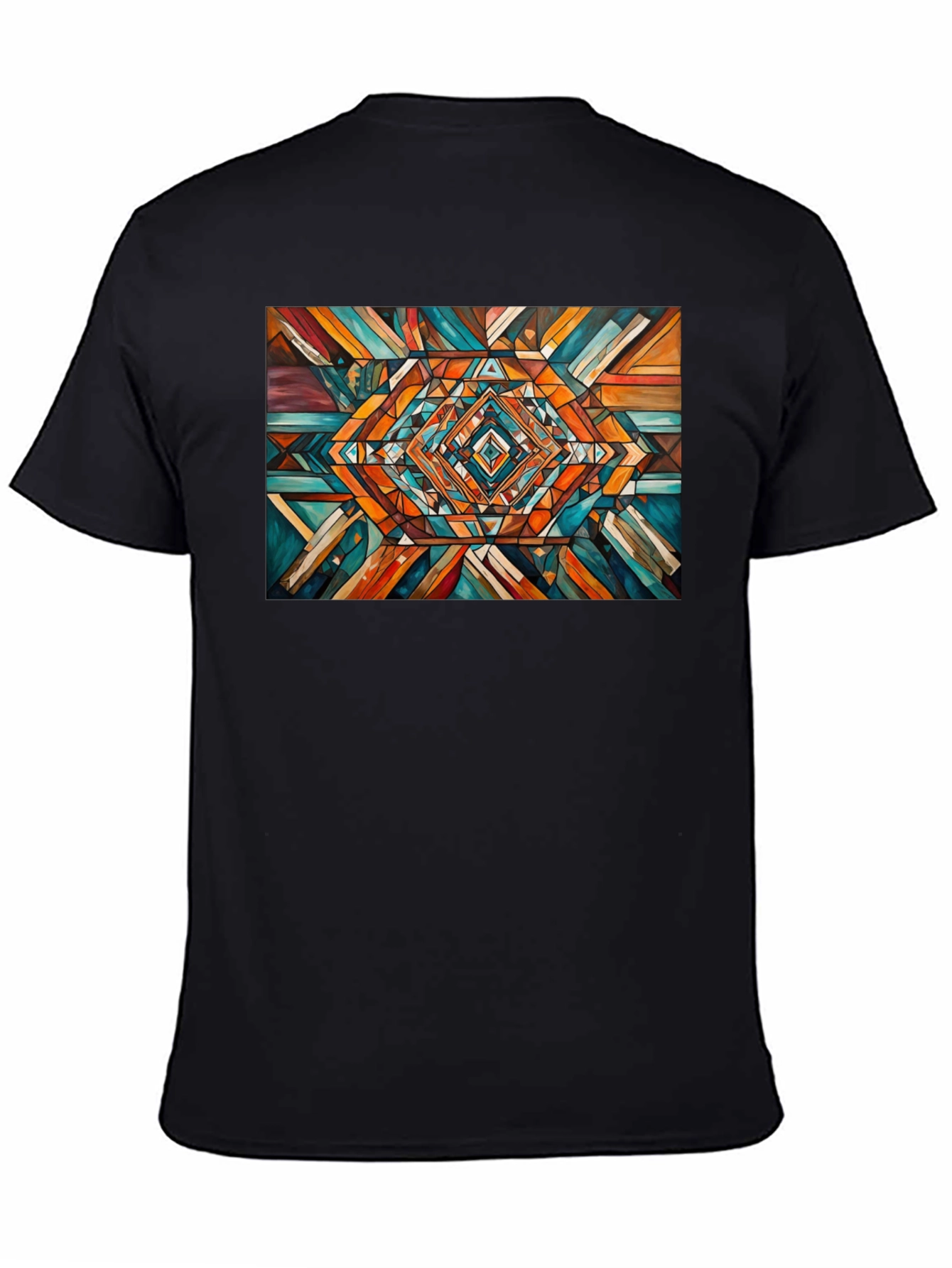 Geometric Pattern Tee - Abstract Design