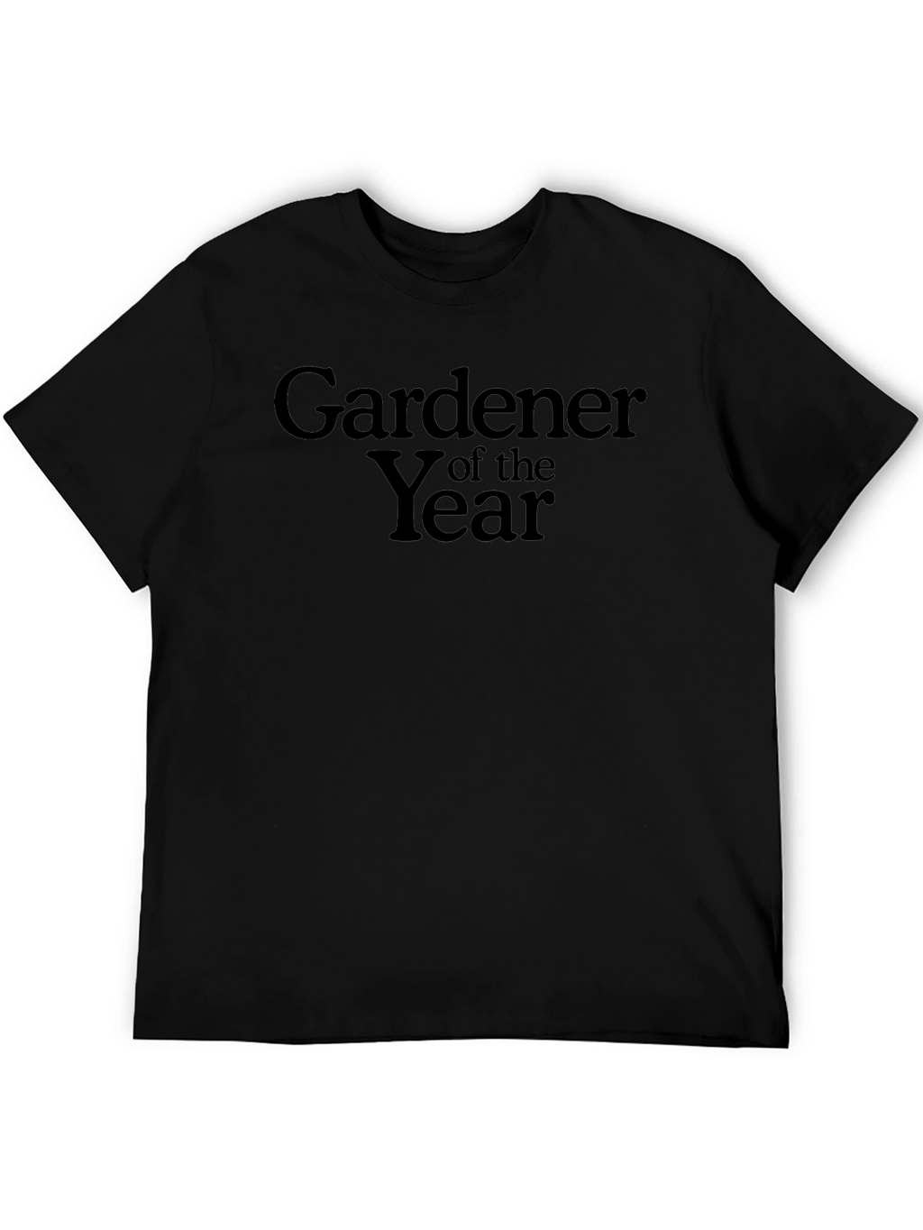 Gardener of the Year T-Shirt - Black