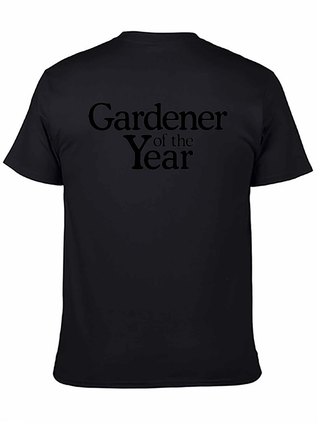 Gardener of the Year T-Shirt - Black